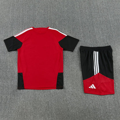 Deutschland Trainingsset 26/27 Trikot Rot und Shorts Schwarz