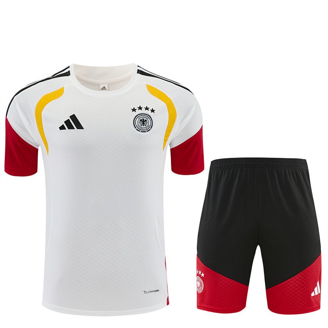 Deutschland Trainingsset 26/27 Trikot Weiß und Shorts Schwarz