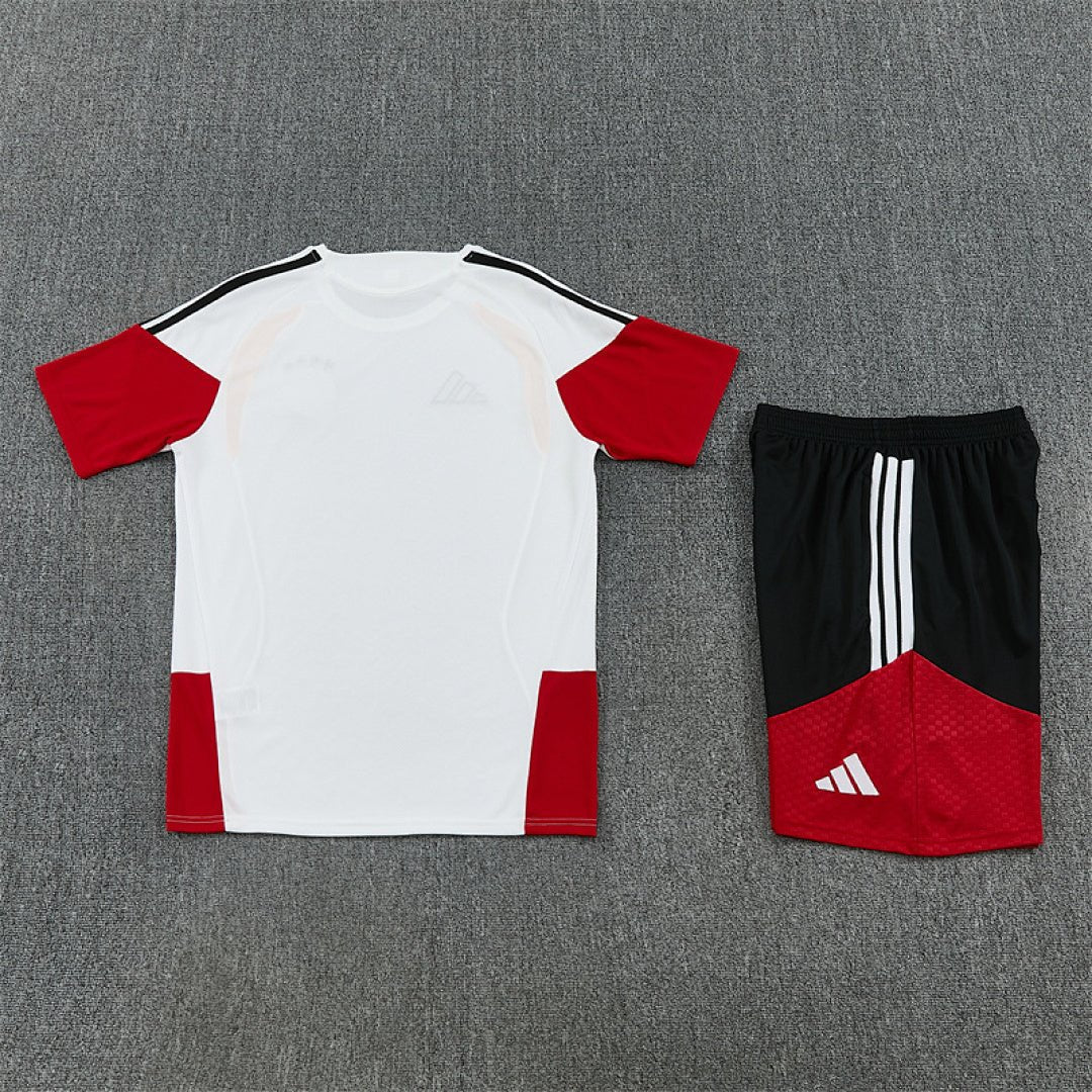 Deutschland Trainingsset 26/27 Trikot Weiß und Shorts Schwarz