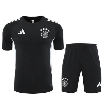 Deutschland Trainingsset 25/26 Trikot und Shorts Schwarz