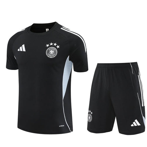 Deutschland Trainingsset 25/26 Trikot und Shorts Schwarz