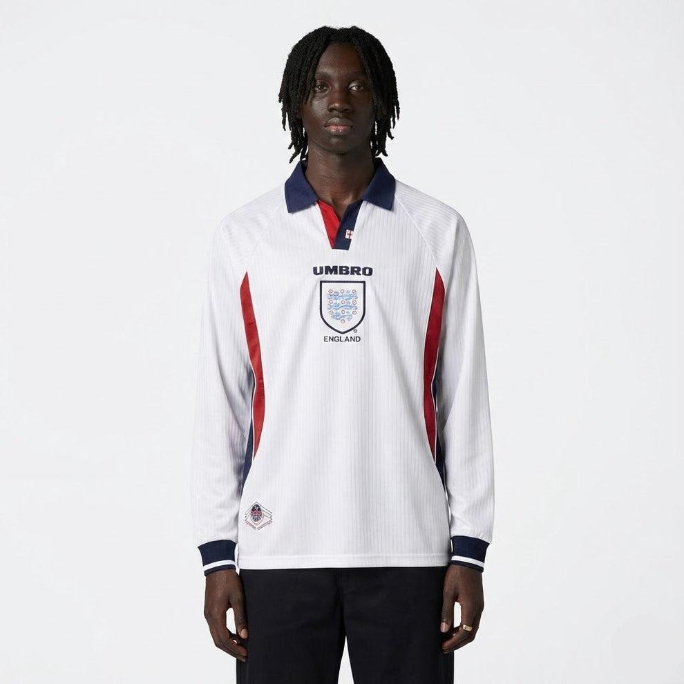England Langarm Heimtrikot 98/99 Herren Fan-Version (Retro)