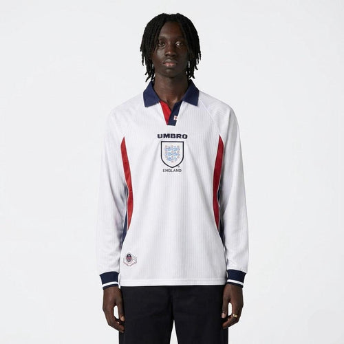 England Langarm Heimtrikot 98/99 Herren Fan-Version (Retro)