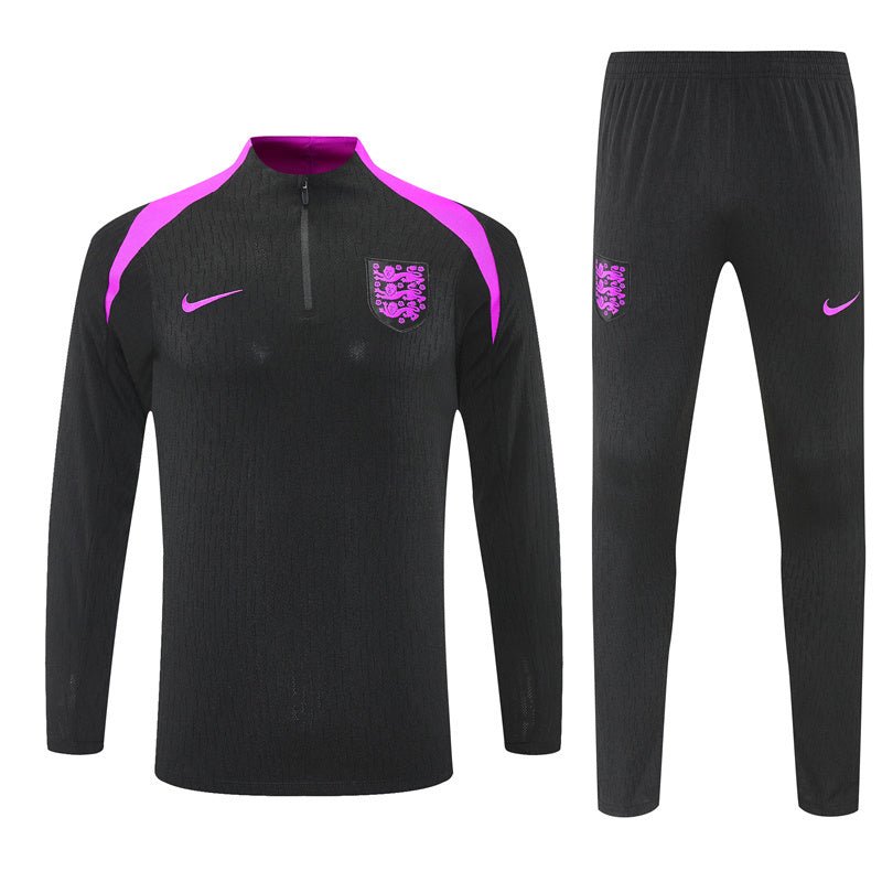 England Trainingsanzug 25/26 Herren Jacke und Hose Schwarz