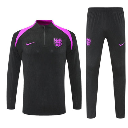 England Trainingsanzug 25/26 Herren Jacke und Hose Schwarz
