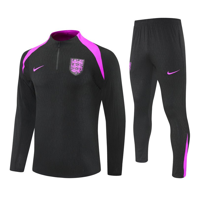 England Trainingsanzug 25/26 Herren Jacke und Hose Schwarz
