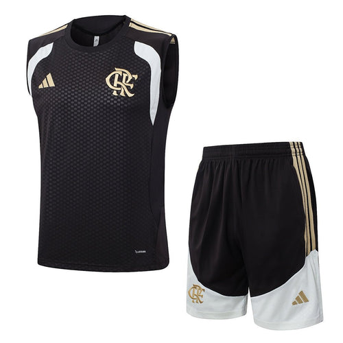 Flamengo Trainingsset 26/27 Tanktop und Shorts Braun
