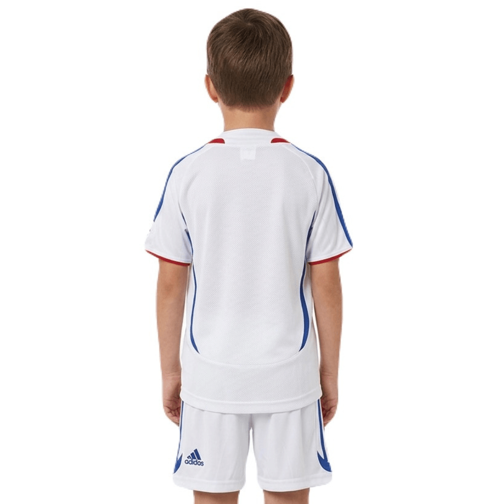Frankreich Kinder-Set Heimtrikot 2006 Trikot und Shorts (Retro)