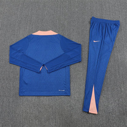 Frankreich Trainingsanzug 25/26 Herren Jacke und Hose Blau