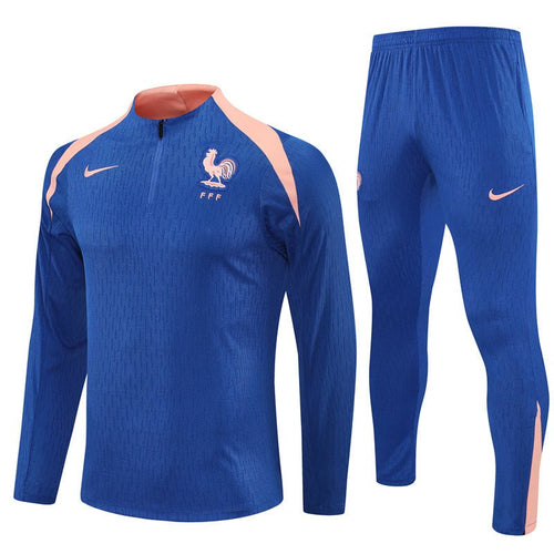 Frankreich Trainingsanzug 25/26 Herren Jacke und Hose Blau