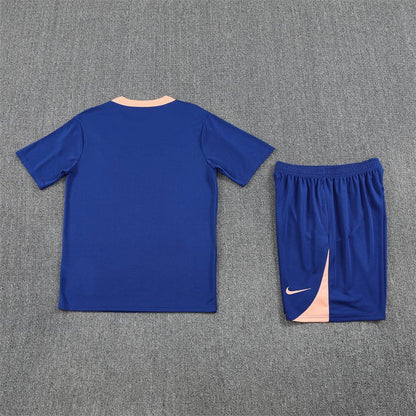 Frankreich Trainingsset 25/26 Trikot und Shorts Blau