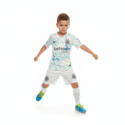 Inter Mailand Kinder Auswärtsset 25/26 Trikot und Shorts
