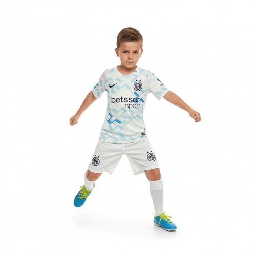 Inter Mailand Kinder Auswärtsset 25/26 Trikot und Shorts