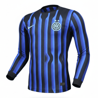 Inter Mailand Langarm Heimtrikot 25/26 Herren Spieler-Version