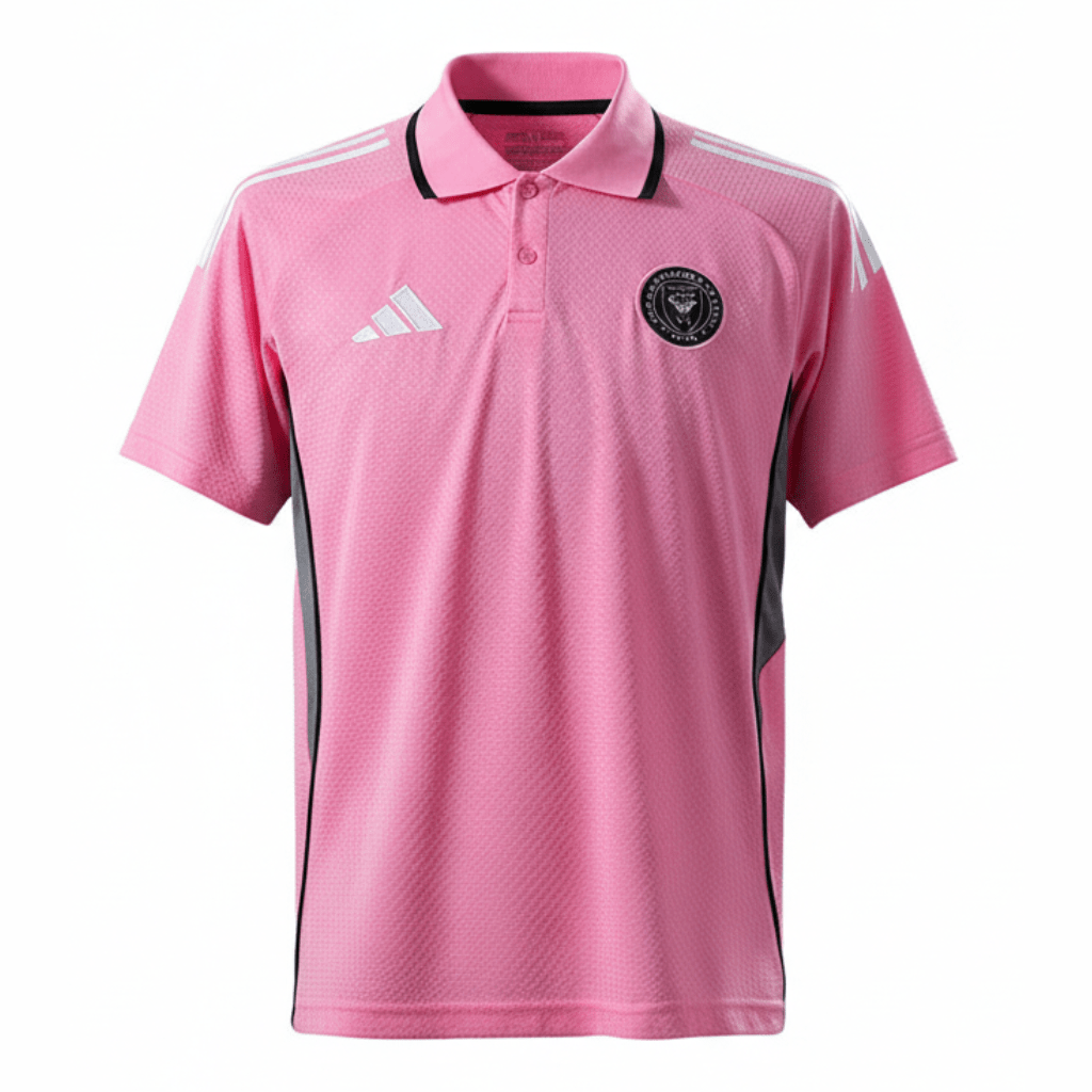 Inter Miami Polohemd 25/26 Fan-version Herren Rosa