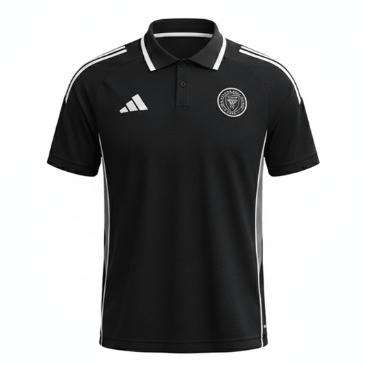 Inter Miami Polohemd 25/26 Fan-version Herren Schwarz