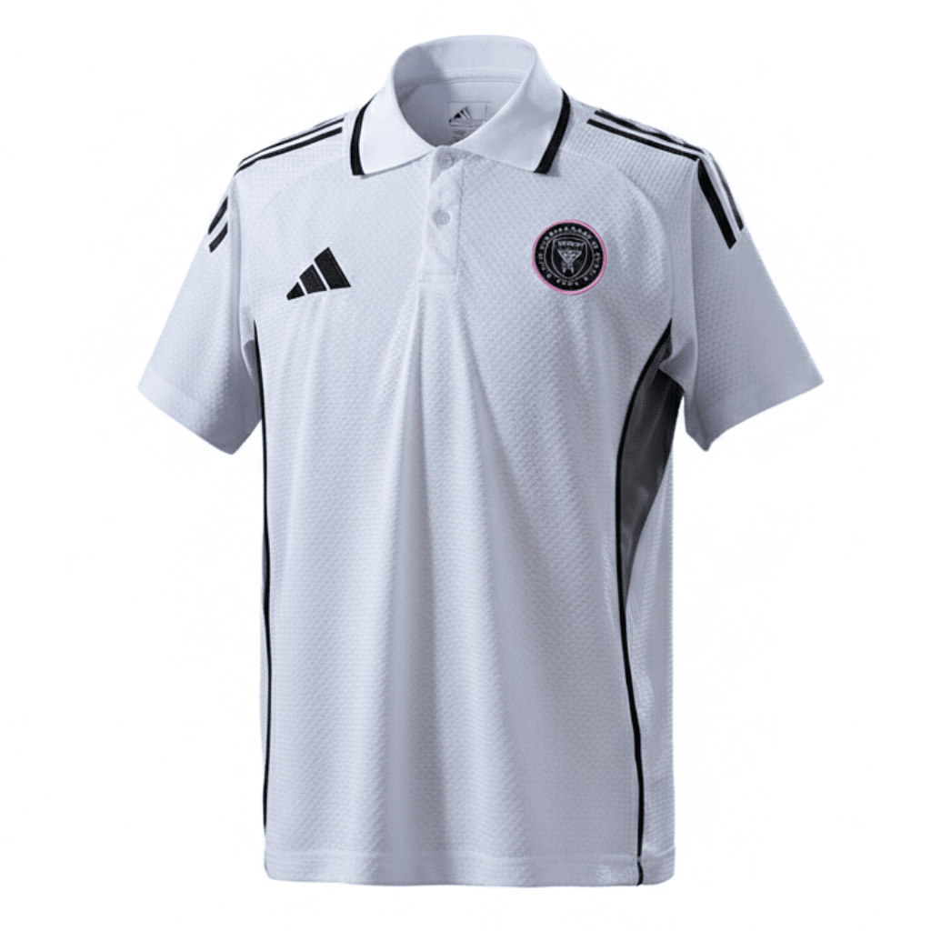 Inter Miami Polohemd 25/26 Fan-version Herren Weiß