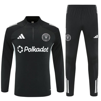 Inter Miami Trainingsanzug 25/26 Herren Jacke und Hose Schwarz