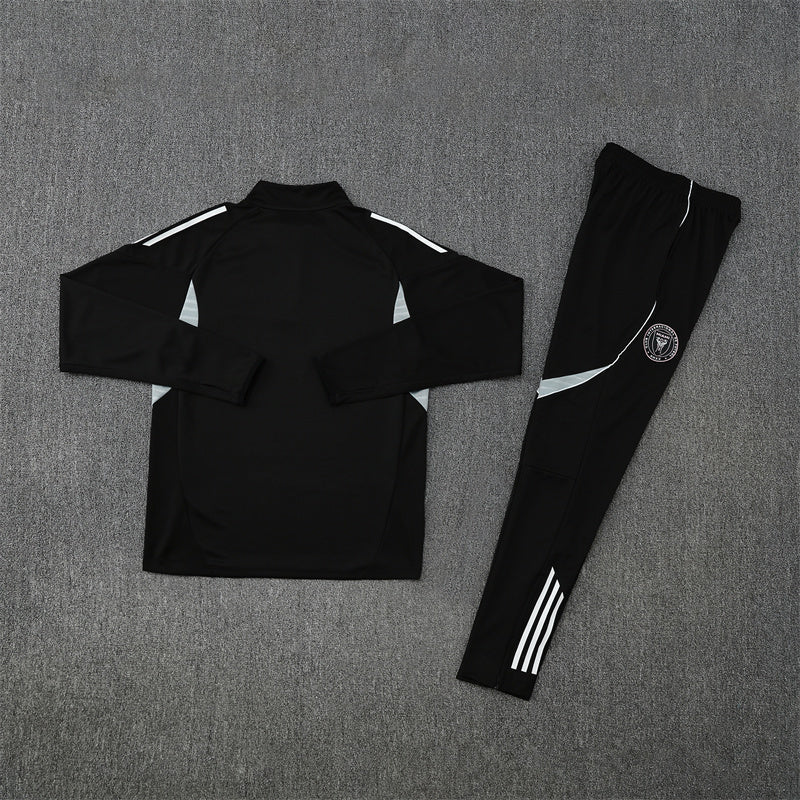 Inter Miami Trainingsanzug 25/26 Herren Jacke und Hose Schwarz