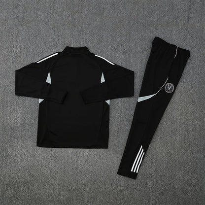 Inter Miami Trainingsanzug 25/26 Herren Jacke und Hose Schwarz