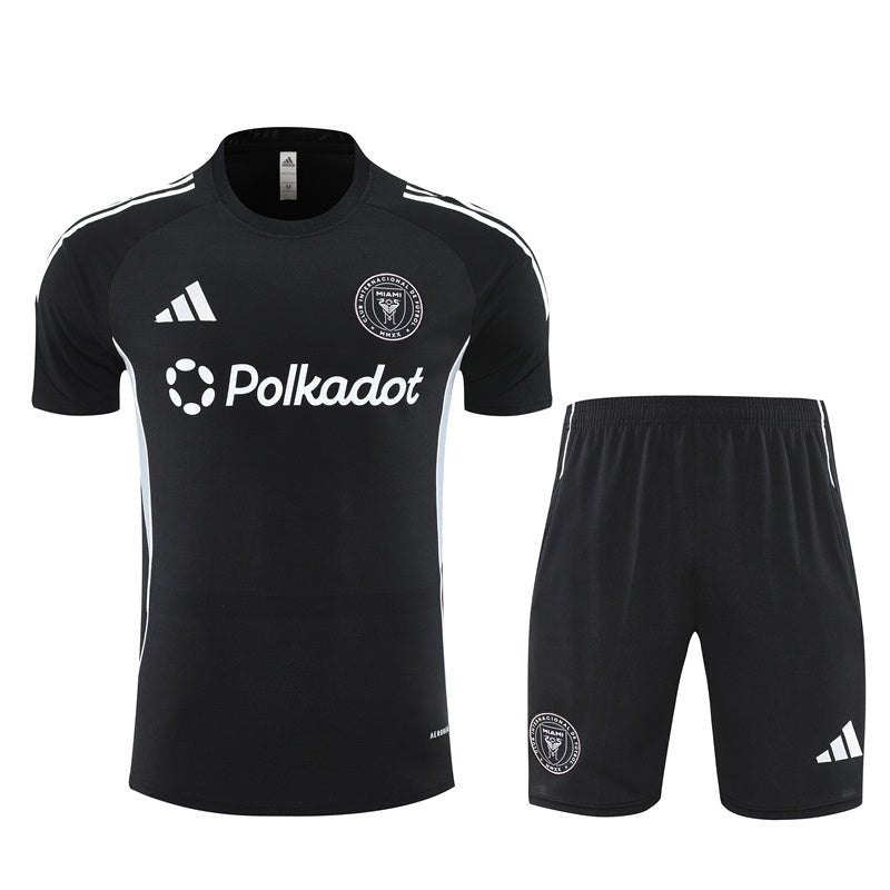 Inter Miami Trainingsset 25/26 Trikot und Shorts Schwarz