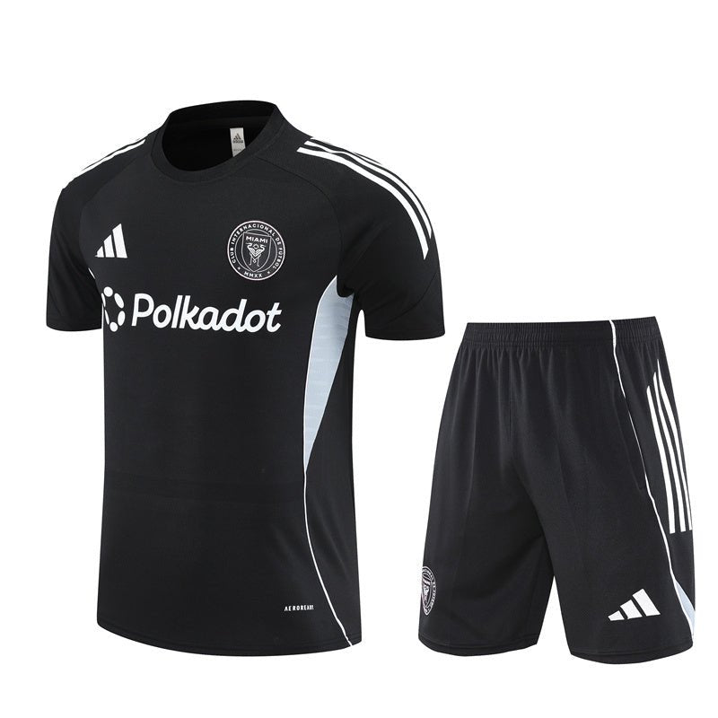 Inter Miami Trainingsset 25/26 Trikot und Shorts Schwarz