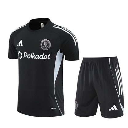 Inter Miami Trainingsset 25/26 Trikot und Shorts Schwarz