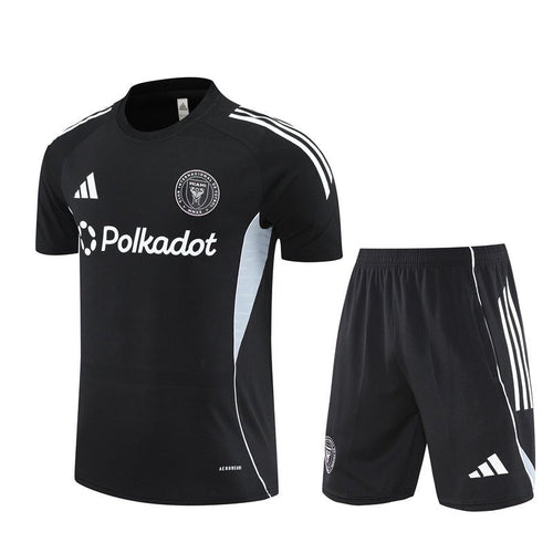 Inter Miami Trainingsset 25/26 Trikot und Shorts Schwarz