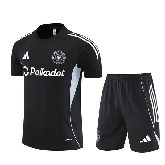 Inter Miami Trainingsset 25/26 Trikot und Shorts Schwarz