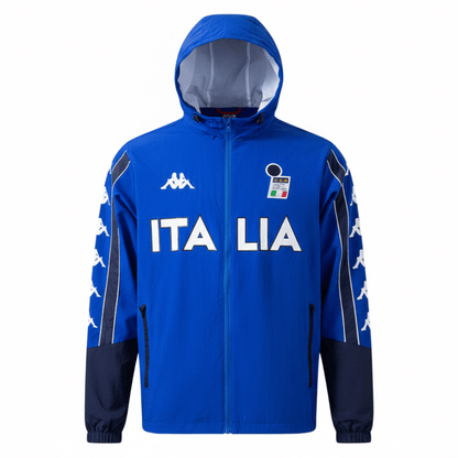 Italien Jacke Retro Herren Blau