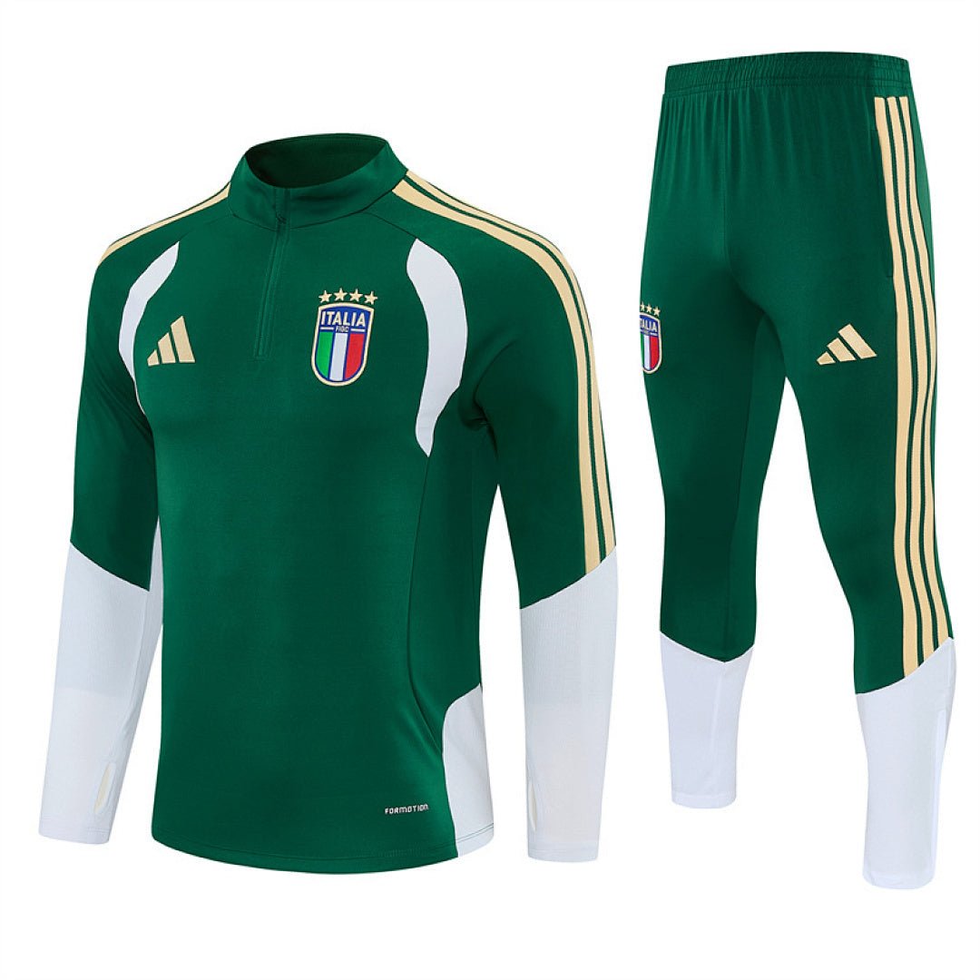 Italien Trainingsanzug 2026/27 Herren Jacke und Hose Grün