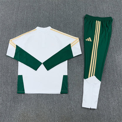 Italien Trainingsanzug 26/27 Herren Jacke Weiß und Hose Grün