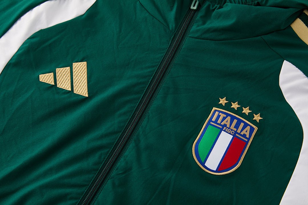 Italien Trainingsanzug 26/27 Jacke und Hose Grün Herren