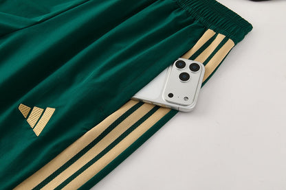 Italien Trainingsanzug 26/27 Jacke Weiß und Hose Grün Herren