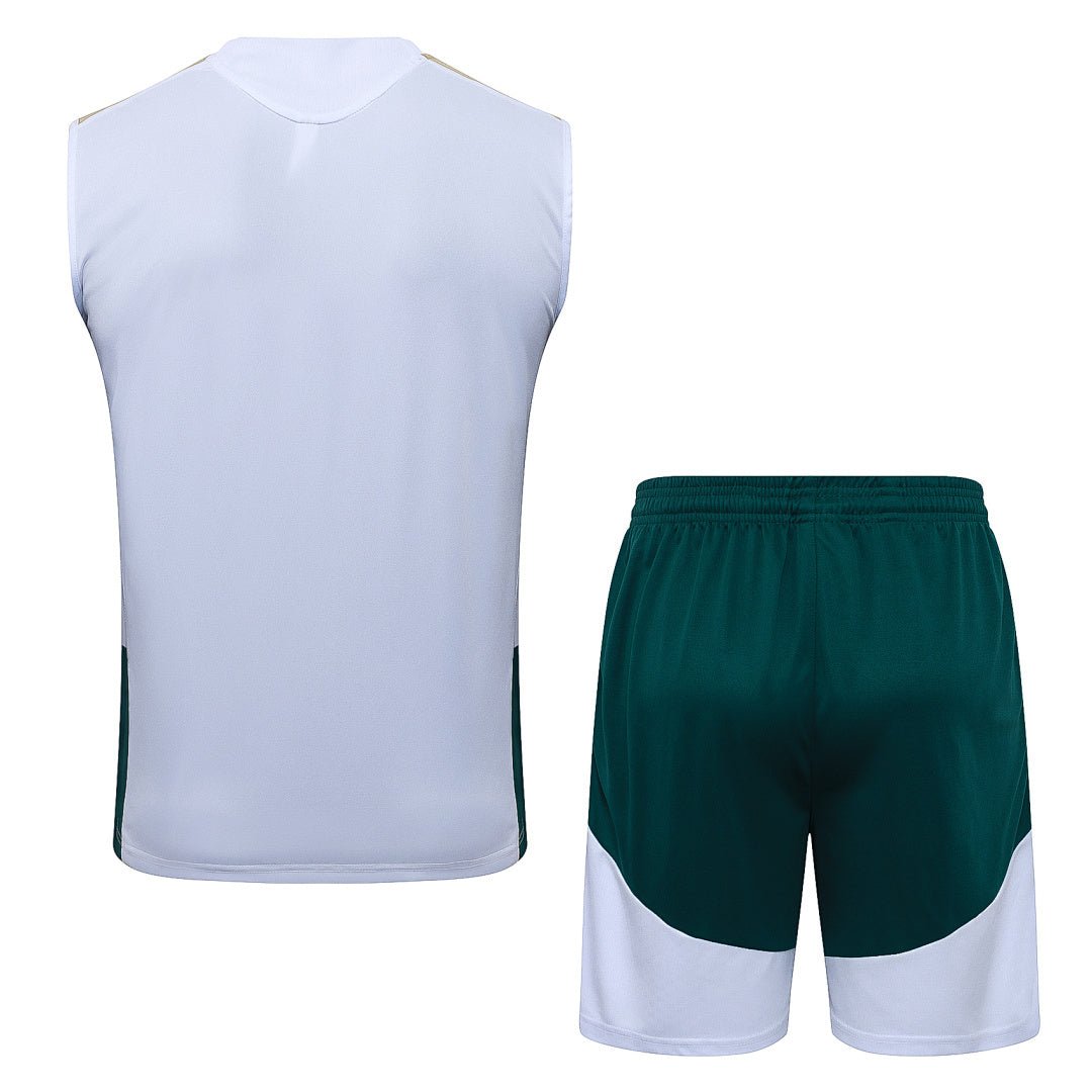 Italien Trainingsset 26/27 Tanktop Weiß und Shorts Grün