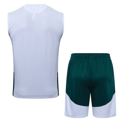 Italien Trainingsset 26/27 Tanktop Weiß und Shorts Grün