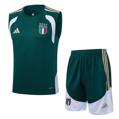 Italien Trainingsset 26/27 Tanktop und Shorts Grün