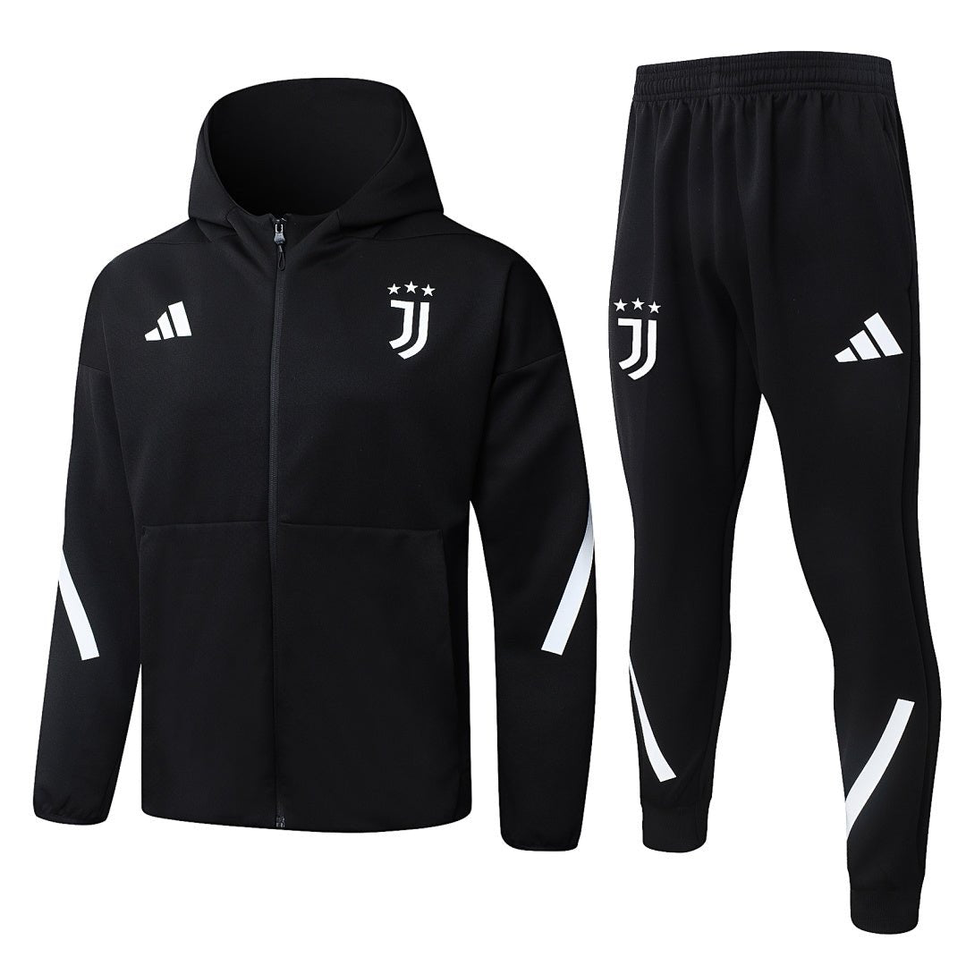 Juventus Trainingsanzug 25/26 Jacke & Hose Schwarz