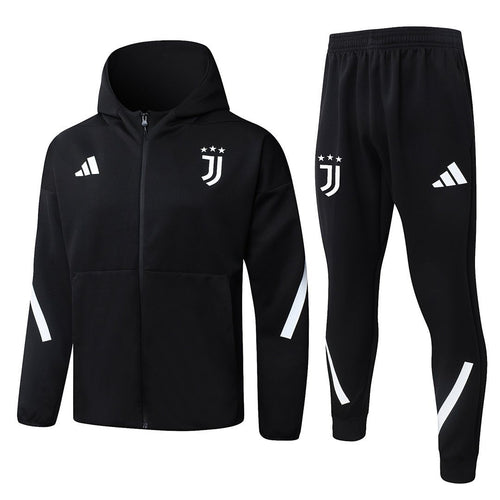 Juventus Trainingsanzug 25/26 Jacke & Hose Schwarz