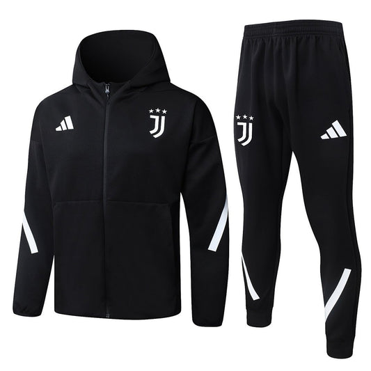 Juventus Trainingsanzug 25/26 Jacke & Hose Schwarz