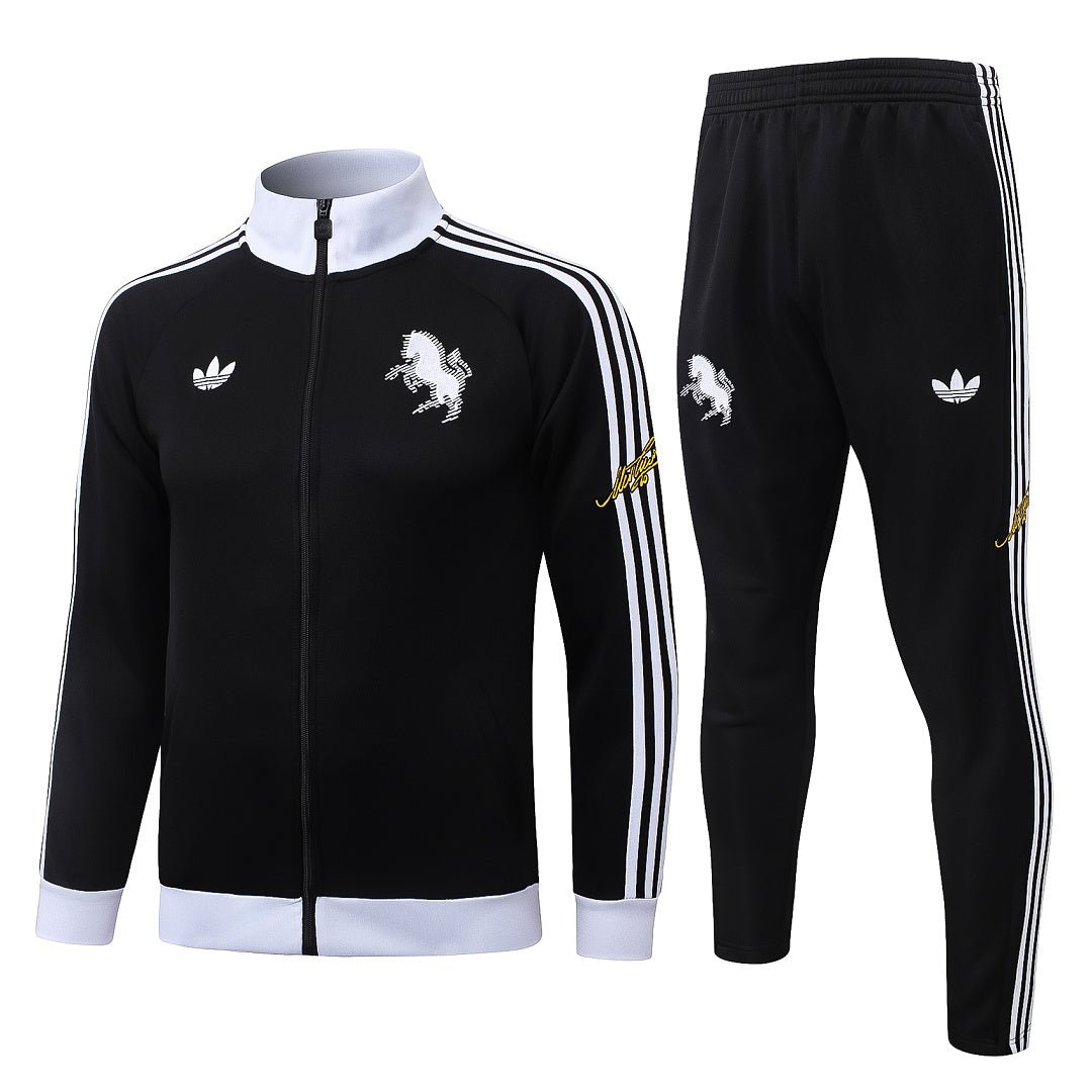 Juventus Trainingsanzug 26/27 Jacke und Hose Schwarz
