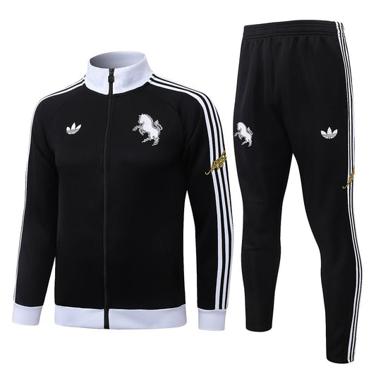 Juventus Trainingsanzug 26/27 Jacke und Hose Schwarz