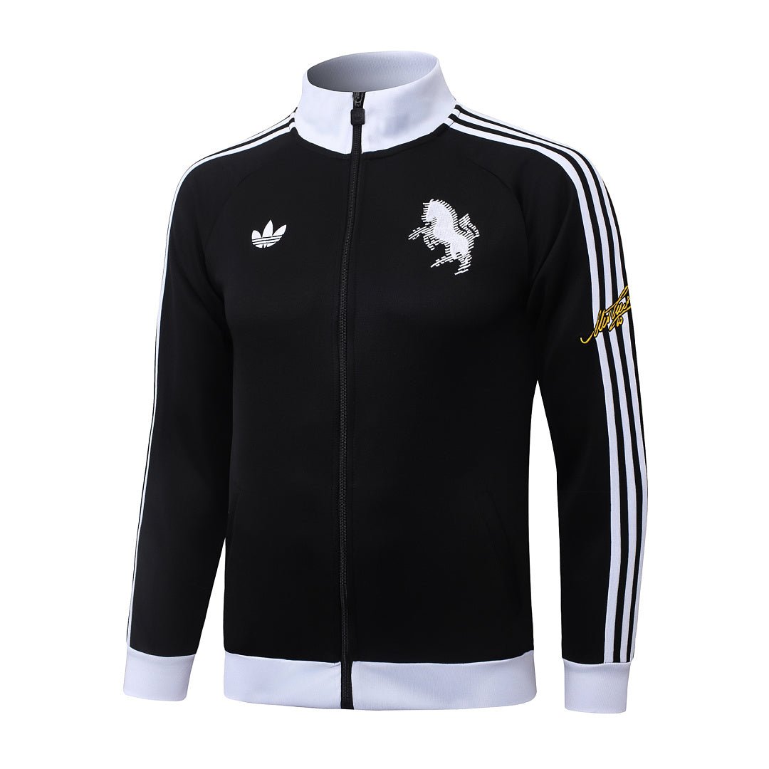 Juventus Trainingsanzug 26/27 Jacke und Hose Schwarz