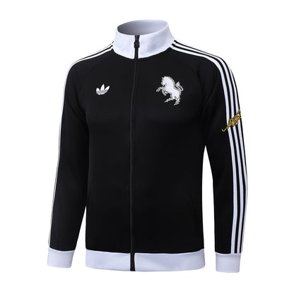 Juventus Trainingsanzug 26/27 Jacke und Hose Schwarz
