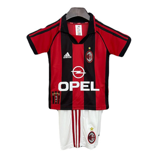 Kinder-Set AC Milan Heimtrikot 98/99 Trikot und Shorts (Retro)