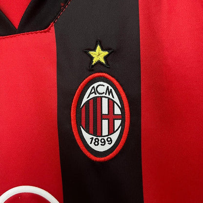 Kinder-Set AC Milan Heimtrikot 98/99 Trikot und Shorts (Retro)