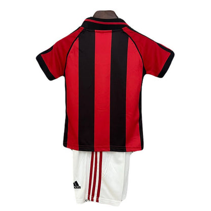 Kinder-Set AC Milan Heimtrikot 98/99 Trikot und Shorts (Retro)