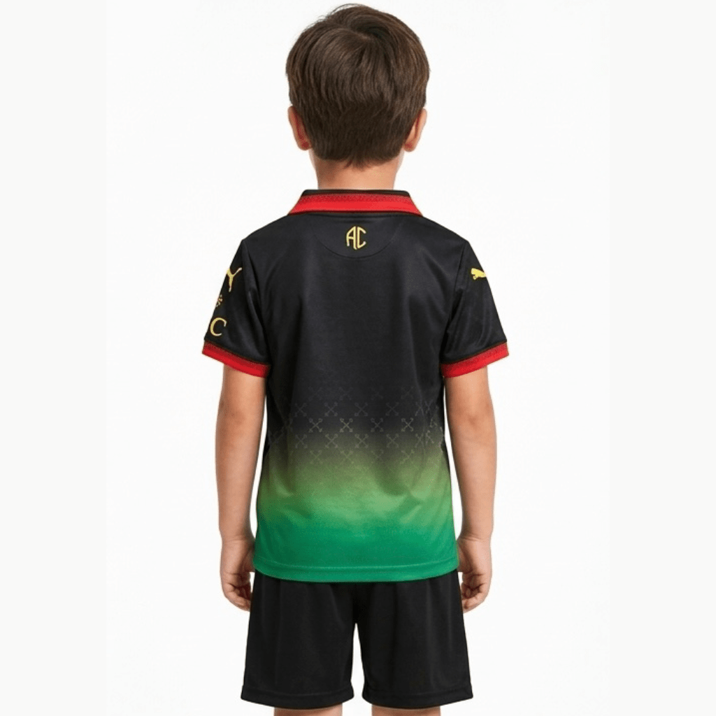 Kinder-Set AC Milan x Off-White 25/26 Trikot und Shorts