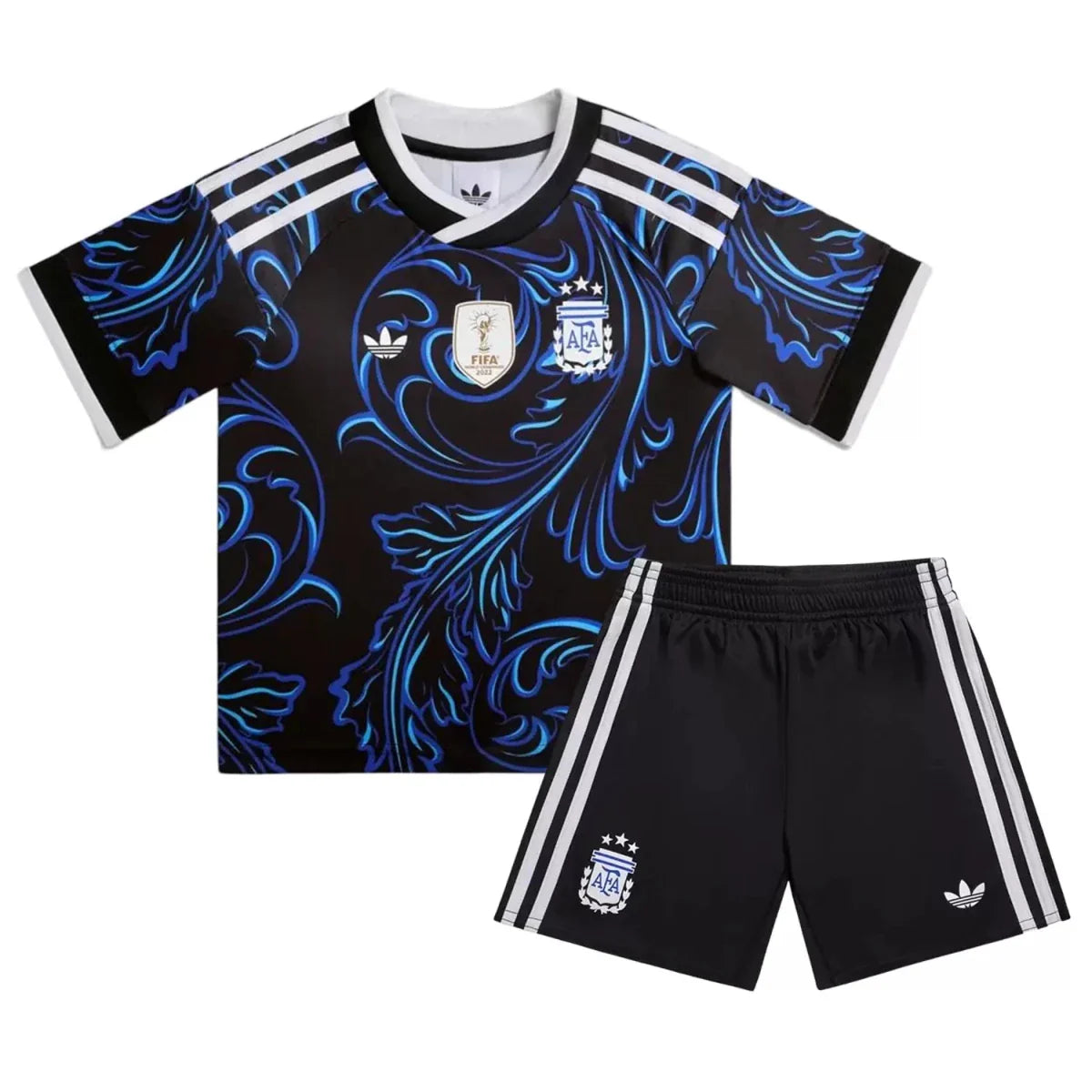 Kinder-Set Argentinien Auswärtstrikot 26/27 Trikot und Shorts