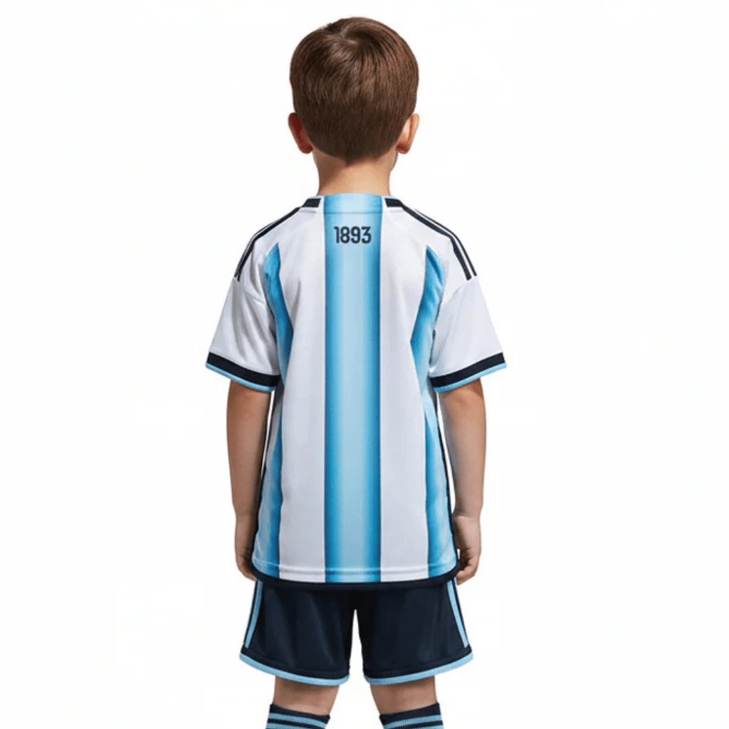 Kinder-Set Argentinien Heimtrikot 26/27 Trikot Und Shorts
